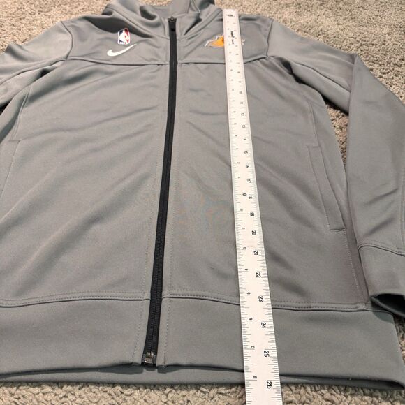 Nike NBA Phoenix Suns Showtime Dri-FIT Full-Zip Warmup Jacket Grey Mens Small - Picture 4 of 7